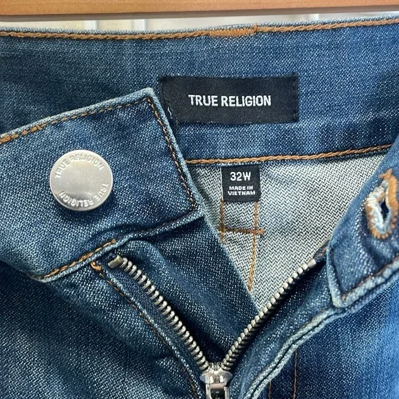 True Religion - Y2K Straight Denim Jeans - Blue - 32 - Picture 4 of 13